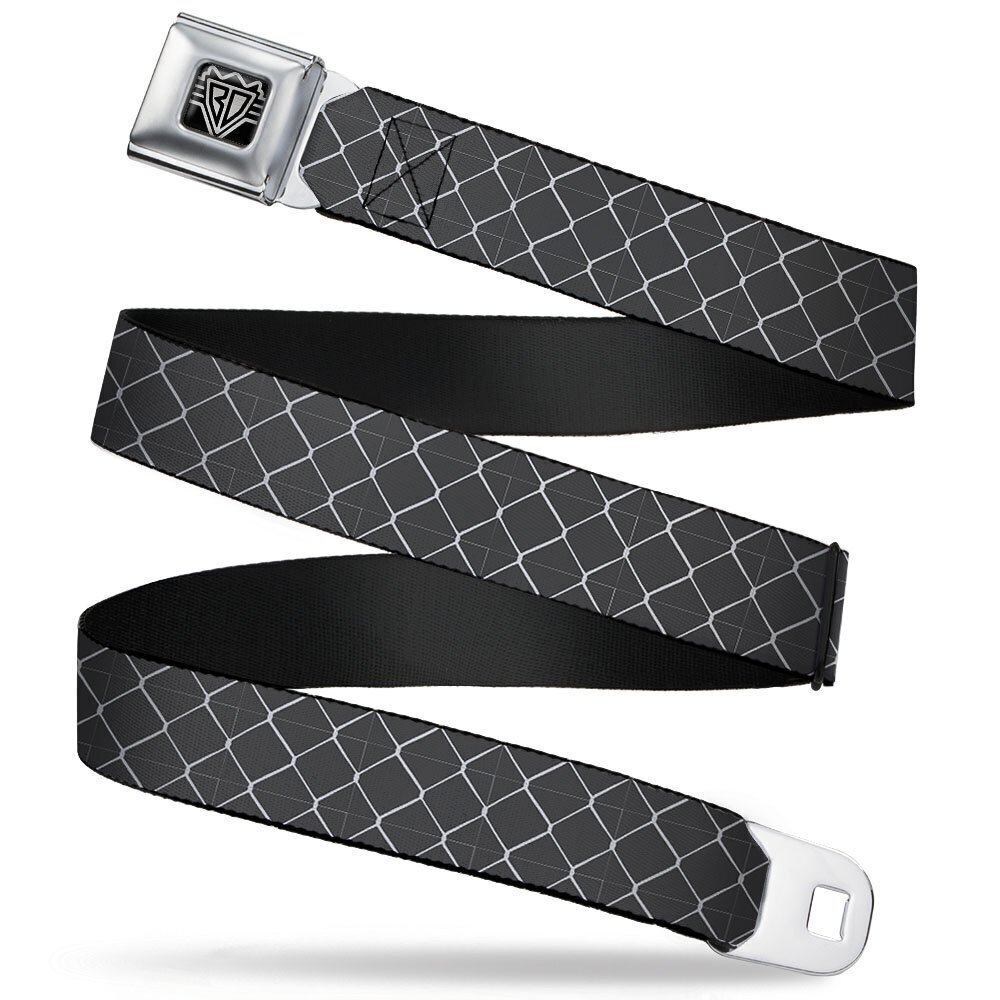 5619 Unisex-Adult's Seatbelt Belt Chain Link XL, Fence Grays, 1.5" Wide-32